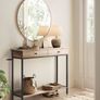 Console Table, Hallway Table, Side Table, Sofa Table with 2 Drawers, Steel Frame, Hallway, Living Room, Industrial Desig Image 5