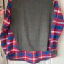Grey round neck with flannel contrast size 10 Image 3