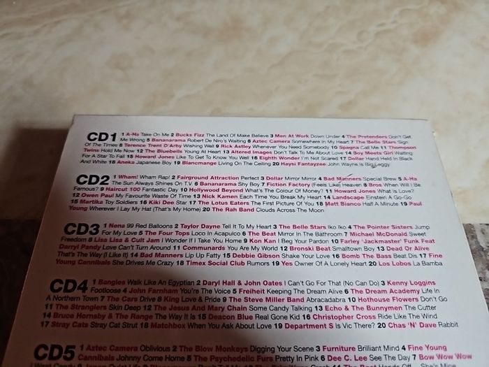 100 Hits 80s  5CD Boxset