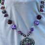 NEW Handmade Purple Bead Celtic Necklace by Irish Designer helenrose Image 6