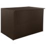 Garden Storage Box Brown 150x100x100 cm Poly Rattan Image 5