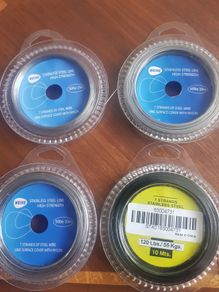 FISHING Stainless steel fishing wire with crimps