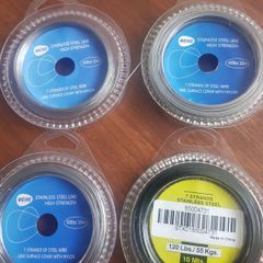 FISHING Stainless steel fishing wire with crimps