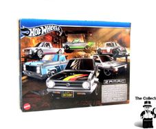 Hotwheels 6 piece pickup truck zamac set Includes Volkswagen Caddy 83 Silverado Chevy Luv, Datsun sunny Nissan Hardbody and Austin Mini 2024 Brand New Sealed