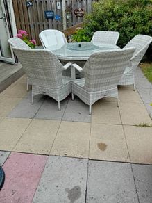 16sq meters of concrete paving slabs