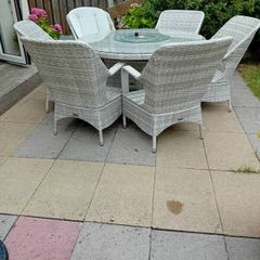 16sq meters of concrete paving slabs