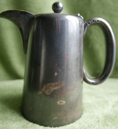 Silver Plated Electroplated Jug Coffee Pot Creamer James Dixon