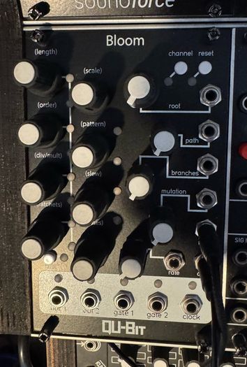 Qu-bit Bloom eurorack sequencer