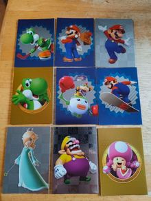 Super Mario Trading cards panini 2022 lot of 50 cards