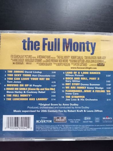 The Full Monty Soundtrack OST CD