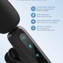 Wireless Lavalier Microphone for iPhone, iPad, Android Phone, 2-Pack Mini Microphone with Noise Reduction, Auto Pairing and Mute & Reverb for Vlogging, Video Recording, TikTok, YouTube - Plug & Play Image 9