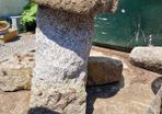 Granite Staddle mushroom stone 80cm tall