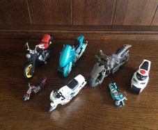 small bundle of Toy motorbikes