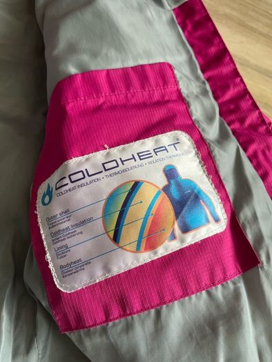Pink Trespass girls coat 7-9Y