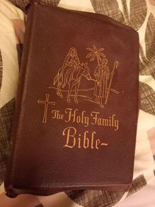Vintage Holy Family Bible