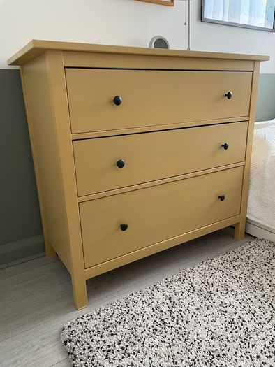 IKEA Hemnes - 3 drawer chest mustard