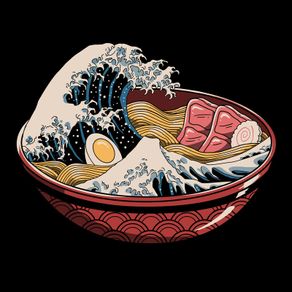 Great Ramen Wave Displate