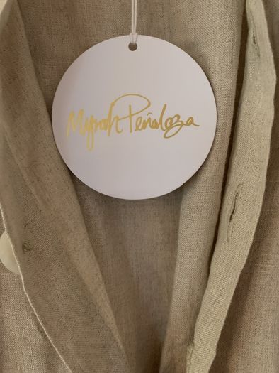 100% linen dress