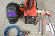 Mat-Weld 160A DC Inverter Arc Welder + Auto-Darkening Mask Bundle