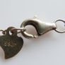 Vintage 925 Sterling Silver Name Chain Necklace length 19" - 3,5g Image 4