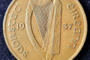 Ireland  1937 Penny Coin