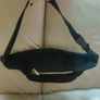 ASOS DESIGN Curve fanny pack  black/golden zip Postage included Image 4