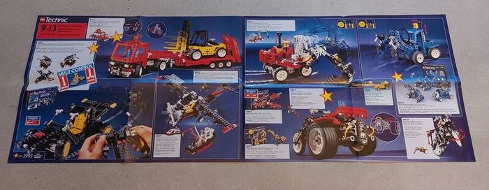 Lego 1993 Medium Technic European Foldout