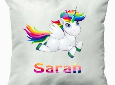unicorn cushion cover with chosen name new