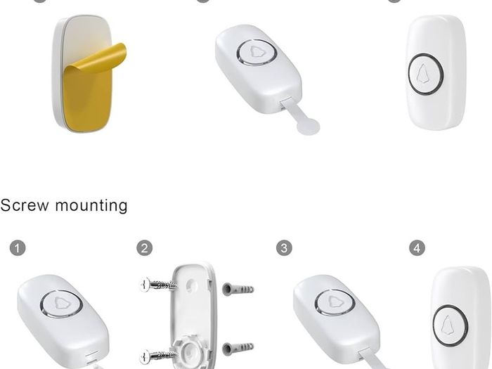NEW SALE | Wireless Doorbell, Plug in Waterproof Battery Operated Cordless Electric Door Bells at 1,000 Feet Long Range Chimes Volume Adjustable 120 DB Loud for Deaf Easy Install for Home, School, Office