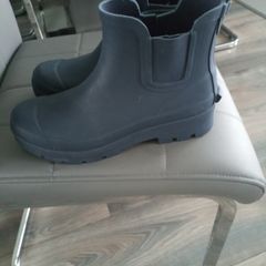 M&S Navy Wellington Boots (womens)