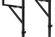 Truck Rack, 19-34inch Extendable Truck Ladder Rack, 38.6"-43.6" Adjustable Height, 250 lbs Capacity Steel Ladder Rack for Truck