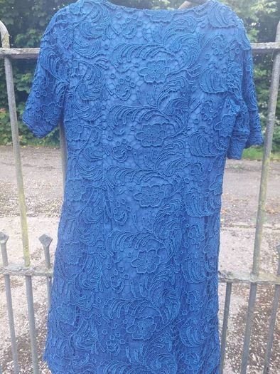 Monsoon royal blue lace dress (free post)