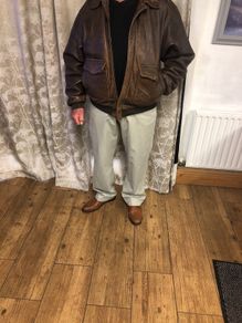 Leather jacket  from Korea