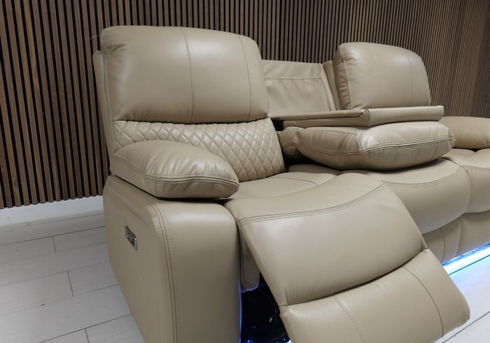 3 Seater Rita Plus Electric Leather Recliner Sofa