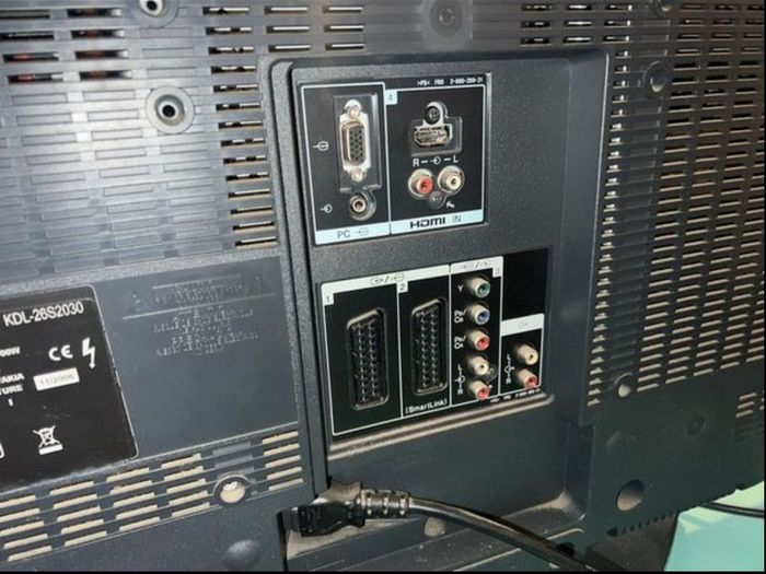 sony bravia mark on screen