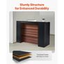 Reception Desk, 62.99 x 23.62 x 43.70 in Rectangular Front Counter Table, Office Reception Desk Front Retail Counter with LED Light, Image 5