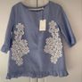 top short sleeve  Lenny b short sleeve T1 button back top Image 3