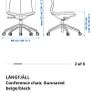 Ikea Desk Chair Cream Image 2