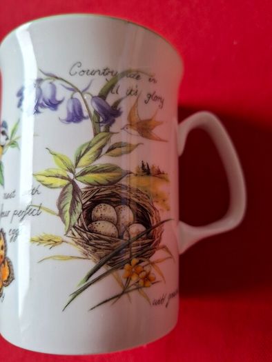 Vintage Fine Bone China Mugs (Rose of England)