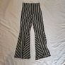 Beaufille Striped Bell Bottom Trousers Image 3