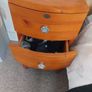 Wood bedside lockers Image 3