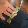 hair accessory gold colour Image 2