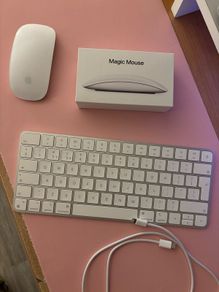 Apple Magic Mouse and Keyboard