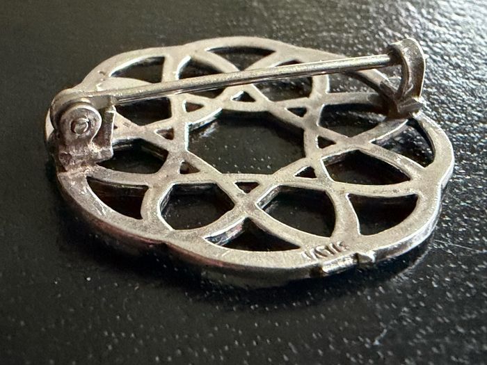 silver brooch