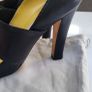Manolo Blahnik black leather heels Sz 41 (Fit 8-8.5UK) - Rrp 595 (New) Image 5
