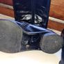 Black Leather Calf Height Flat Boots from  size 5 Image 2