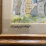 Victorian water colour & modern watercolour of Churches Image 6