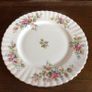 A Pair of Royal Albert Moss Rose 9.5 inch China plates Image 2