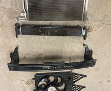2018 skoda fabia 1.0 petrol bumper reinforcement rads fan