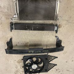 2018 skoda fabia 1.0 petrol bumper reinforcement rads fan